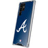 MLB Atlanta Braves - Solid Distressed Galaxy S22 Ultra Clear Case