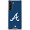MLB Atlanta Braves - Solid Distressed Galaxy S23 Clear Case