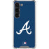 MLB Atlanta Braves - Solid Distressed Galaxy S23 Clear Case