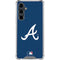 MLB Atlanta Braves - Solid Distressed Galaxy S23 FE Clear Case