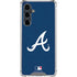 MLB Atlanta Braves - Solid Distressed Galaxy S23 FE Clear Case