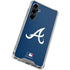 MLB Atlanta Braves - Solid Distressed Galaxy S23 FE Clear Case