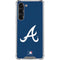 MLB Atlanta Braves - Solid Distressed Galaxy S23 Plus Clear Case
