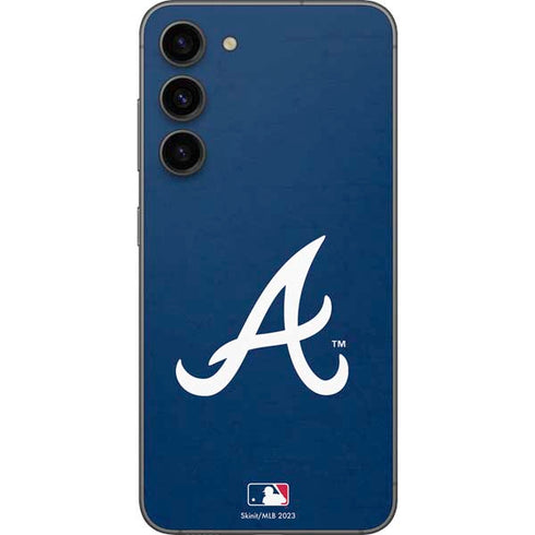 MLB Atlanta Braves - Solid Distressed Galaxy S23 Plus Skin