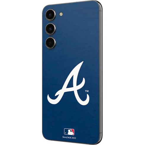 MLB Atlanta Braves - Solid Distressed Galaxy S23 Plus Skin