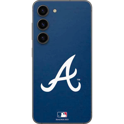 MLB Atlanta Braves - Solid Distressed Galaxy S23 Skin