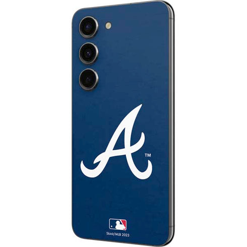 MLB Atlanta Braves - Solid Distressed Galaxy S23 Skin