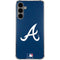 MLB Atlanta Braves - Solid Distressed Galaxy S24 Plus Clear Case