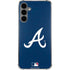 MLB Atlanta Braves - Solid Distressed Galaxy S24 Plus Clear Case