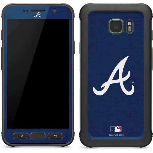MLB Atlanta Braves - Solid Distressed Galaxy S7 Active Skin