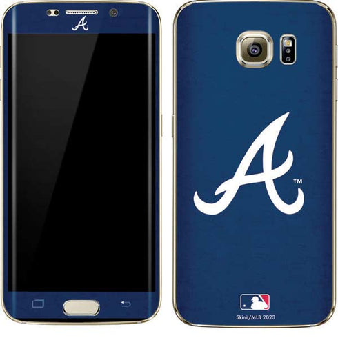 MLB Atlanta Braves - Solid Distressed Galaxy S7 Edge Skin