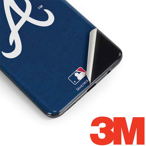 MLB Atlanta Braves - Solid Distressed Galaxy S9 Plus Skin