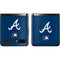 MLB Atlanta Braves - Solid Distressed Galaxy Z Flip Skin