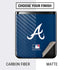 MLB Atlanta Braves - Solid Distressed Galaxy Z Flip Skin