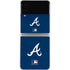 MLB Atlanta Braves - Solid Distressed Galaxy Z Flip3 5G Skin