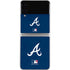MLB Atlanta Braves - Solid Distressed Galaxy Z Flip4 5G Skin