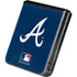 MLB Atlanta Braves - Solid Distressed Galaxy Z Flip5 5G Skin