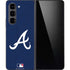 MLB Atlanta Braves - Solid Distressed Galaxy Z Fold5 5G Skin
