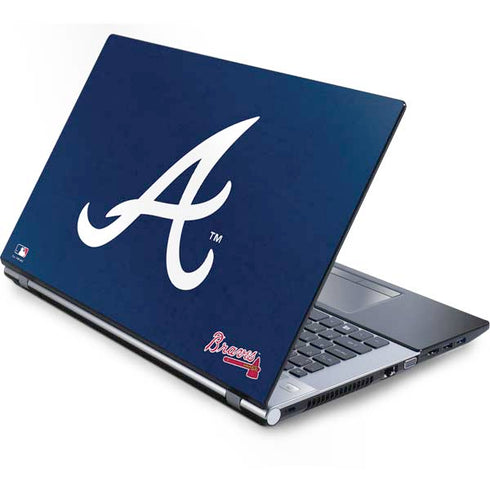MLB Atlanta Braves - Solid Distressed Generic Laptop Skin