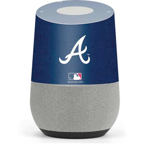 MLB Atlanta Braves - Solid Distressed Google Home Skin