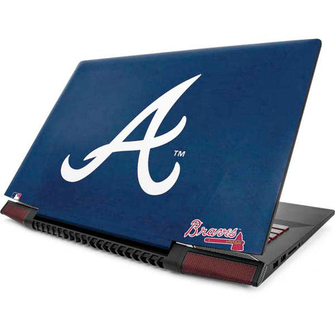 MLB Atlanta Braves - Solid Distressed Lenovo IdeaPad Skin