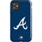 MLB Atlanta Braves - Solid Distressed iPhone 11 Impact Case