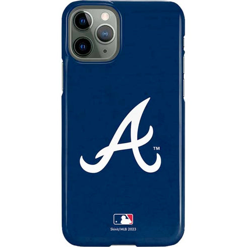 MLB Atlanta Braves - Solid Distressed iPhone 11 Pro Lite Case