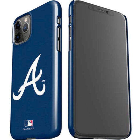 MLB Atlanta Braves - Solid Distressed iPhone 11 Pro Lite Case