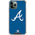 MLB Atlanta Braves - Solid Distressed iPhone 11 Pro Max Clear Case