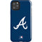 MLB Atlanta Braves - Solid Distressed iPhone 11 Pro Max Impact Case