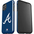 MLB Atlanta Braves - Solid Distressed iPhone 11 Pro Max Impact Case