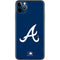 MLB Atlanta Braves - Solid Distressed iPhone 11 Pro Max Skin
