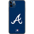 MLB Atlanta Braves - Solid Distressed iPhone 11 Pro Max Skin