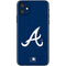 MLB Atlanta Braves - Solid Distressed iPhone 11 Skin
