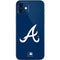 MLB Atlanta Braves - Solid Distressed iPhone 12 Mini Skin