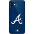 MLB Atlanta Braves - Solid Distressed iPhone 12 Mini Skin
