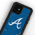 MLB Atlanta Braves - Solid Distressed iPhone 12 Mini Waterproof Case