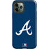 MLB Atlanta Braves - Solid Distressed iPhone 12 Pro Impact Case