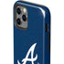 MLB Atlanta Braves - Solid Distressed iPhone 12 Pro Impact Case