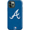MLB Atlanta Braves - Solid Distressed iPhone 12 Pro Max Impact Case