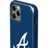 MLB Atlanta Braves - Solid Distressed iPhone 12 Pro Max Impact Case