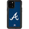 MLB Atlanta Braves - Solid Distressed iPhone 12 Pro Max Waterproof Case