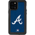 MLB Atlanta Braves - Solid Distressed iPhone 12 Pro Max Waterproof Case