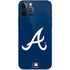 MLB Atlanta Braves - Solid Distressed iPhone 12 Pro Skin