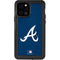 MLB Atlanta Braves - Solid Distressed iPhone 12 Pro Waterproof Case