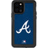 MLB Atlanta Braves - Solid Distressed iPhone 12 Pro Waterproof Case