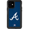 MLB Atlanta Braves - Solid Distressed iPhone 12 Waterproof Case
