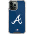 MLB Atlanta Braves - Solid Distressed iPhone 13 Pro Max Clear Case