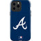 MLB Atlanta Braves - Solid Distressed iPhone 13 Pro Max Impact Case