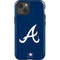 MLB Atlanta Braves - Solid Distressed iPhone 14 Impact Case